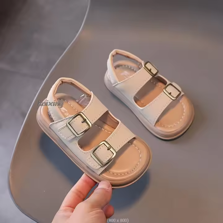 Zapatos deportivos de ocio para niños, sandalias de playa con punta cerrada, soporte para arco, talla 22-31, novedad de verano - 1
