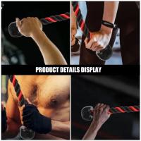 Cuerda de tracción para Fitness de un solo mango, cuerda de tracción multifuncional para tríceps, equipo de gimnasio estable para ejercicio - details 5