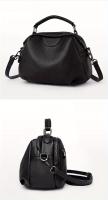 Bolso de hombro suave de gran capacidad con estilo, bolso cruzado informal versátil, bolso de viaje Retro, bolso de concha Simple - details 7