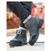 Botas de Trabajo para Hombres Zapatos de Acero con Botones Giratorios Botas de Seguridad - details 15