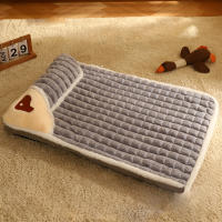 Cama de felpa lavable para perro, perrera antideslizante, cálida, para interior, cachorro, gato - details 1