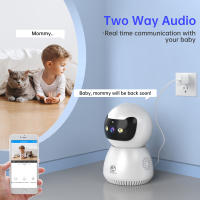 Cámara de Seguridad IP Inalámbrica Jooan de 5MP Monitor de Bebé con Audio de Dos Vías - details 3