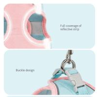 Cuerda para caminar para perros, correa reflectante para el pecho para mascotas, chaleco con arnés para gatos antiescape transpirable, cuerda de tracción ajustable para perros sin tirones, viaje - details 5