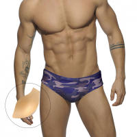 Jessborn bañador de camuflaje para hombre, pantalones cortos de cintura baja, sexy, a la moda, para Fitness, para surfear, para primavera - details 0