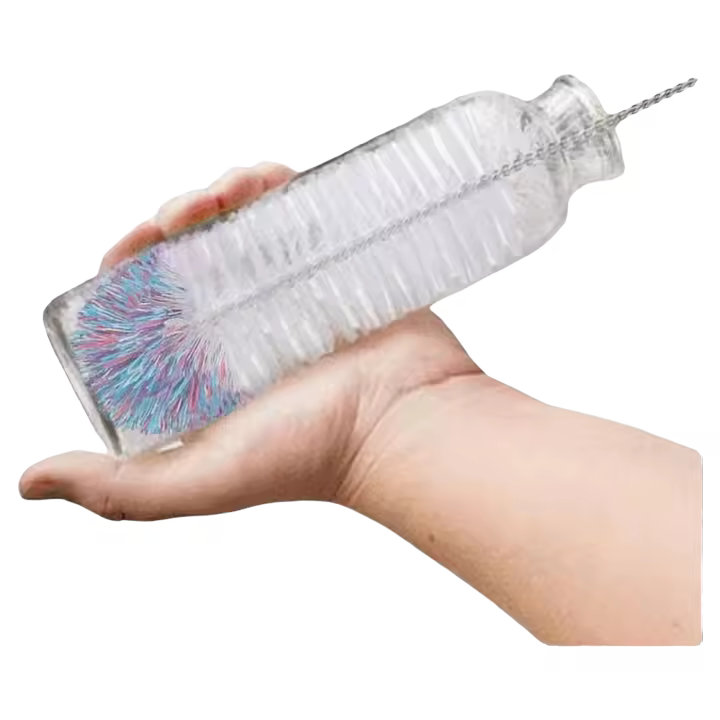 Cepillo De Limpieza Para Botellas De Soda Stream Con Mango De Abeto Herramienta De Limpieza De La Cocina Para Vinos Y Cristales - 1