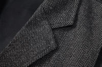 Chaleco de Tweed Grueso de Moda Retro para Hombres Chaleco de Fiesta de Ocio Casual Británico con Múltiples Bolsillos - details 8