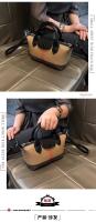 Bolso de Hombro Crucero de Alta Calidad y Moda Tamaño Grande Versátil Diseño de Cuadros Texturados - details 11