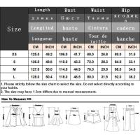 OUWU- Vestido Largo De Fiesta Acampanado Con Temperamento Para Mujer, Novedad De Verano, Moda Informal De Manga Corta Con Textura De Satén De Seda, Vestido Elegante Para Primavera 2025 - details 0