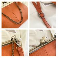 Nueva Bolsa de Concha 2025 Patrón de Lichi, Clip de Cadena, Bolso de Mano para Mujeres Sencillas - details 45