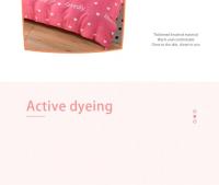 Cubierta de Edredón Floral Engrosada Tamaño Completo Queen Doble Individual con Borlas Rosa Flores Tapado para Cama Doble Sin Funda de Almohada y Sábana - details 6