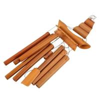 Campanas de viento de bambú para balcón, jardín al aire libre, bricolaje, decoración del hogar, tubos, campana, adornos colgantes para pared, artesanías decorativas - details 3