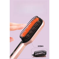 Peinador portátil para alisar el cabello anion alisador doméstico para el cabello puffy electric roll peine recto roll doble uso - details 10