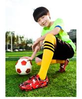Botas de fútbol profesionales TF/FG para niños, zapatos de fútbol rápidos antideslizantes para interiores, botines de fútbol ultraligeros para niños - details 26
