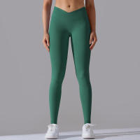Leggings de yoga para mujer, pantalones deportivos sin costuras, cintura alta, levantamiento de cadera, entrenamiento, correr - details 48