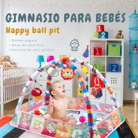 Baby Gym 9 en 1 Baby Gym Ball Pit y tapete de juego de gimnasio interactivo con 5 juguetes musicales colgantes extraíbles Tapete de juego de aprendizaje con tapete de gimnasio musical Juguetes cognitivos Montessori - details 5