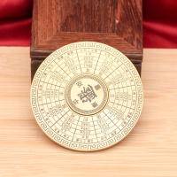 Latón giratorio con la yema del dedo, 36 estrategias, día avanzado, brújula dorada de feng shui, giroscopio de dedo, lote de viento - details 4