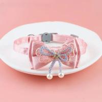 Collar para mascotas, lazo de encaje rosa, cuentas colgantes, gargantilla para gatos, campana, suministros para perros y gatos, accesorios para mascotas, productos para perros y gatos - details 4