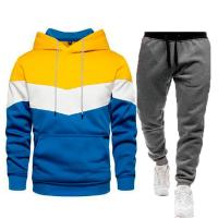 Conjunto deportivo de dos piezas para hombre, Sudadera con capucha y pantalones deportivos, Otoño e Invierno - details 4