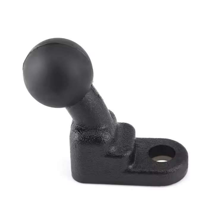 Soporte de bola fijo para motocicleta, Base de choque aislante de amortiguadores con orificio de 10mm - 1