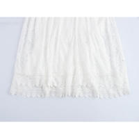 Vestido Largo de Encaje OUWU Estilo Playero con Volantes Escalonados para Mujer - details 7