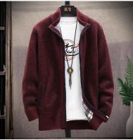 Cardigánes de Punto para Hombres en Invierno Cuellos Elevados, Gruesos, Moda Casual - details 6