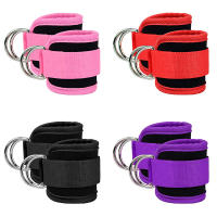 Bandas de resistencia con correa para el tobillo, cuerda de tracción para fuerza de pierna y cadera, entrenamiento elástico para Fitness, Yoga en casa, Pilato, Crossfit, equipo de gimnasio - details 14
