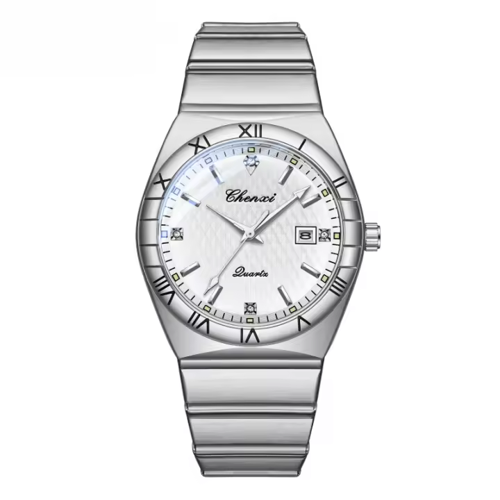 Reloj de negocios a la moda para parejas Reloj de cuarzo Calendario luminoso Reloj impermeable - 1