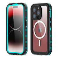 Funda impermeable IP68 para iPhone 16, 15, 14, 13 Pro Max, carga inalámbrica, soporte MagSafe, a prueba de polvo, a prueba de golpes, protección completa 360 - details 13