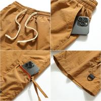 Shorts De Verano Para Hombre 2023 Nuevos Joggers Múltiples Bolsillos Casual Pantalones Sueltos Para Trabajo Exterior - details 4