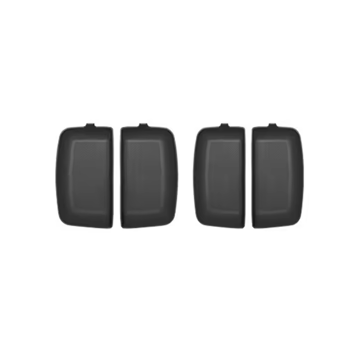 Almohadilla de almacenamiento de silicona para manija de puerta de coche, accesorios de almohadilla protectora para ranura de puerta, color negro, para Lixiang 2022, 2023, L7, L8, L9 - 1