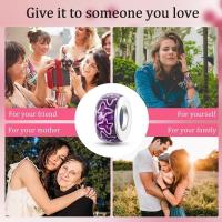 Encanto de Cuentas de Plata de Ley S925 100% Originales para Mujer Joyería DIY Material Principal de Zirconio Pulsera Ajuste de 3mm - details 36