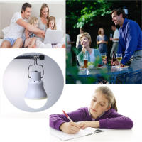 Lámpara Solar Portátil Bombilla LED Recargable para Campamento Pesca Nocturna Panel Solar de Energía Renovable Luz Blanca 1.5W - details 7