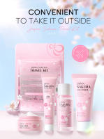 4 unids/bolsa LAIKOU Sakura juegos de cuidado de la piel limpiador Facial crema Facial tóner protector solar reparación hidratante tierno producto para el cuidado del rostro - details 0