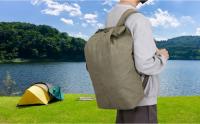 Mochila de viaje de lona de 45l, bolsa de cubo para senderismo, mochila informal para exteriores, bolsa para libros, mochila escolar, bolsas de pesca - details 10