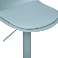Juego de 2 taburetes de bar regulables en altura, color blanco, D 45 x H 103 cm - details 12