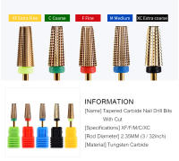 Brocas de Uñas de Carburo KADS con Material de Tungsteno Conexas para Manicura y Pedicura Adecuadas para Casa y Salón - details 2
