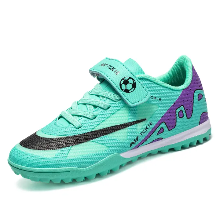 Zapatillas de fútbol para niños, antideslizantes, aptas para niños y niñas, para jugar al fútbol, ​​césped artificial, terreno arenoso y pedregoso - 1