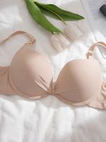 5 sujetadores con tirantes desmontables sin costuras, con aros, cómodos y con realce, lencería y ropa interior para mujer - details 1