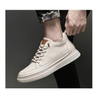 Zapatos De Patinaje Para Hombres Con Aumento De Altura En Cuero Genuino Zapatillas Elevadoras Inserción De Altura 6CM Skate Shoes - details 10