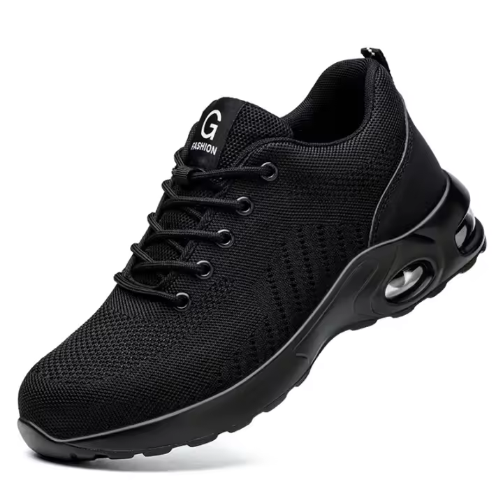 Zapatos de seguridad para hombres y mujeres, calzado deportivo de trabajo transpirable, zapatos con punta de acero, zapatos de protección de seguridad resistentes a pinchazos - 1