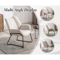 Sofá de Salón Moderno de Lino Estilo de Descanso con Brazo para Dormitorio - details 4
