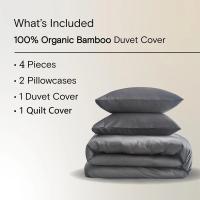 Funda de Edredón de Doble Pareja en Color Sólido Compatible con Nordic Simplicity Queen Size Cuello de 150/180/200x230cm - details 6