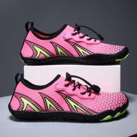 Zapatos de agua descalzos para hombres y mujeres, sandalias de fitness para interiores de secado rápido estilo pareja, zapatillas multifuncionales para exteriores - details 4