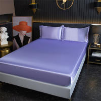 Bonenjoy-sábana bajera para cama tamaño Queen/King, Protector de colchón liso para el hogar, Sábana elástica de lino de Color sólido (sin funda de almohada) - details 13