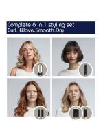 Nuevo estilizador de pelo Seco 6 en 1, Cepillo Multifuncional de 1000W para Cardar y Rizar el Cabello - details 4