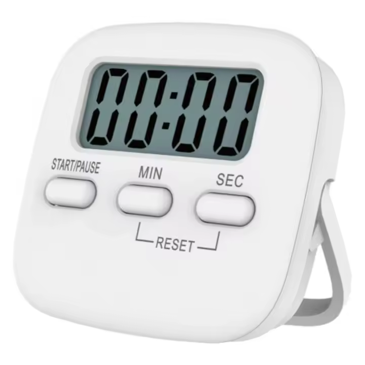 Reloj de Cocina Grande con Pantalla LCD Cuenta atrás de 60 Segundos para Estudiar y Recordar - 1