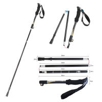 Palitos de Senderismo Ultra-ligeros Ajustables y Plegables de Aleación de Aluminio 7075 para Turismo y Escalada en Montañas - details 2