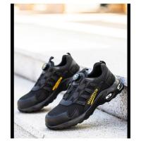 Zapatos De Seguridad Para Hombre Con Botones Giratorios Y Punta De Acero Indestructibles Antipinchazos Y Con Almohadilla De Aire Botas De Trabajo Con Suela De Goma Material De Tela Y Algodón - details 27