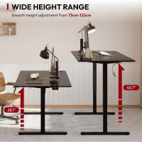 Escritorio de Oficina Elevable Motoriado 110 x 60 cm Diseño Ergonómico y Moderno con Soporte y Ventilador Fácil Instalación - details 81