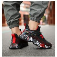 Zapatillas de deporte de marca para niños, zapatos deportivos ligeros para exteriores, zapatos de tenis antideslizantes, zapatos cómodos para correr, zapatos para estudiantes de escuela - details 11